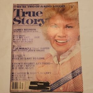 True Story Magazine Vintage July 1982 "We're Two Of A Kind Lovers